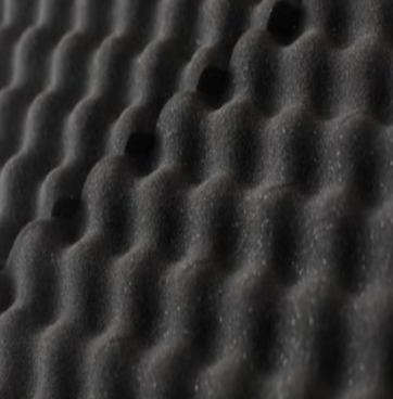 Sound-absorbing foam