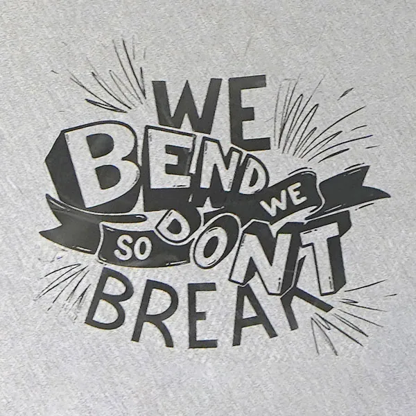 Anodized aluminum engraved by Promark MOPA