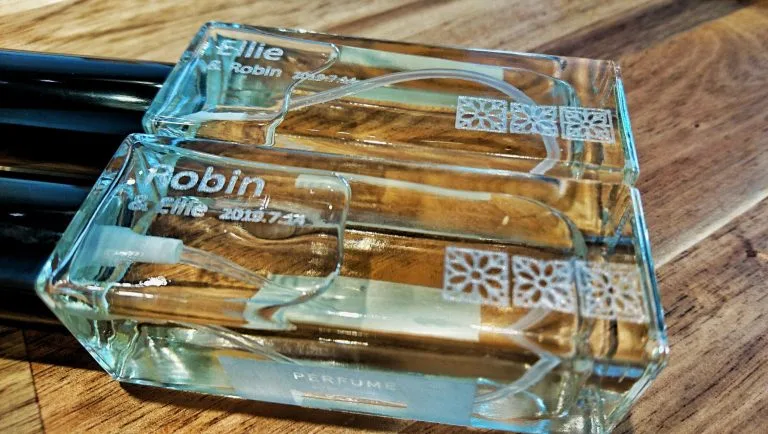 A collection of odorfunder fragrance bottles and packaging