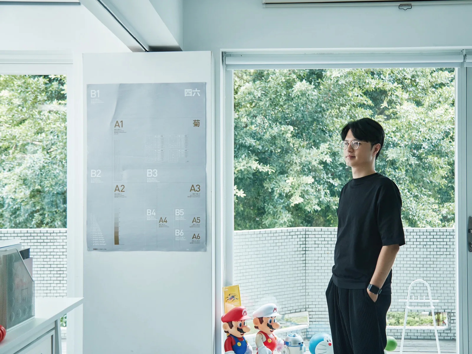Transform Design founder Leo in the brand's light-filled Taipei studio